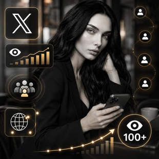 Купить охват X.com от 100 шт buy_x_reach_from_100 фото